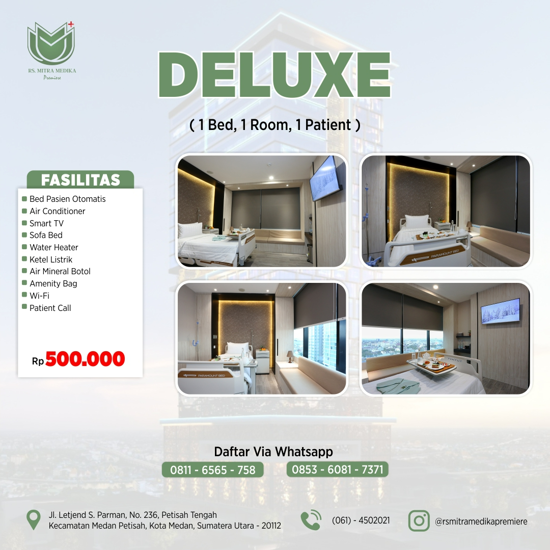 Paket Promo Kamar Deluxe RS Mitra Medika Premiere